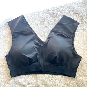 Tommie Copper Shoulder Support Bra - Black - Size XXL